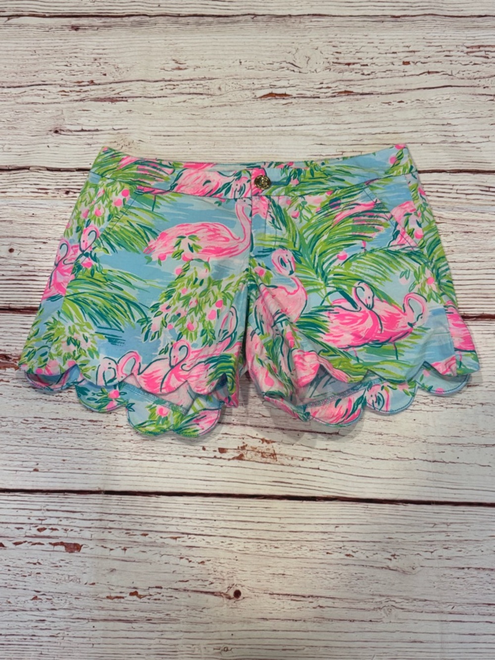Lilly Pulitzer The Buttercup Stretch Short in Multi Floridita Sz 0 - Picture 3 of 10